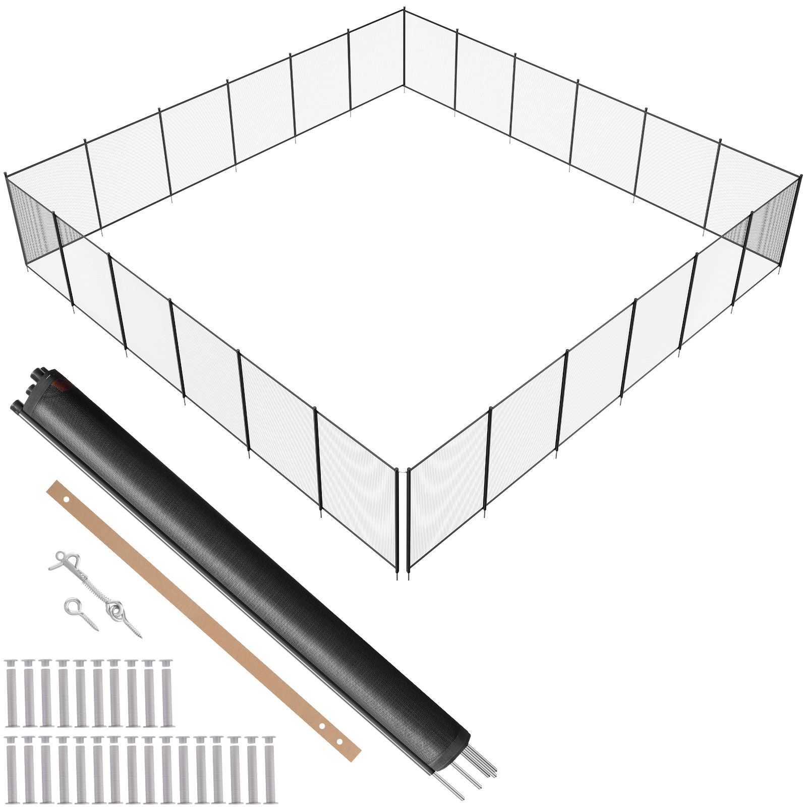 Barrière De Sécurité Pour Piscine Amovible Pour Enfants Et Animaux_voghion.com